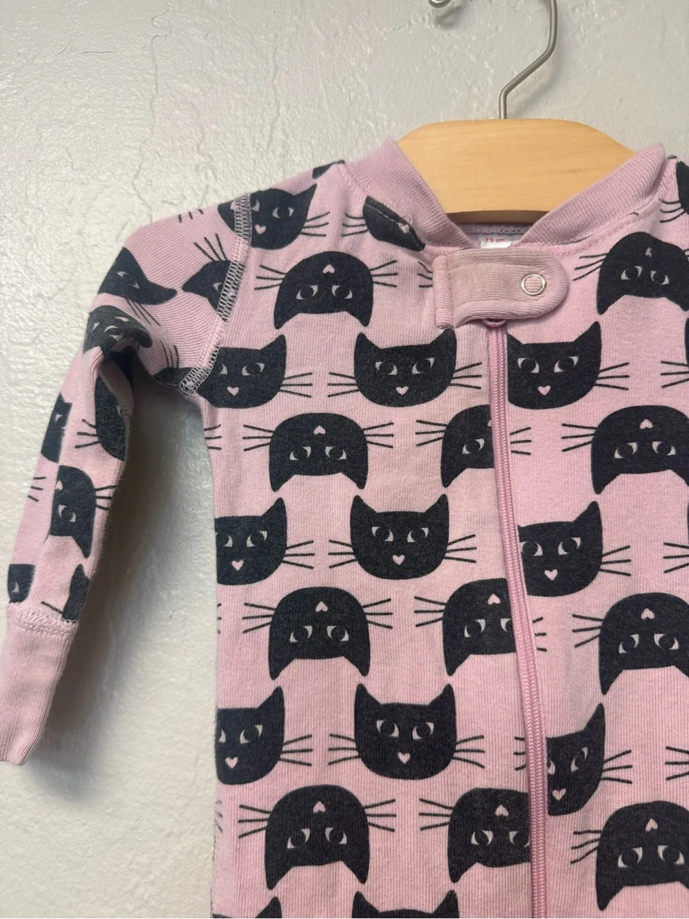 $15 ADD ON hanna andersson pink zippy pajama cat 12-18M mini boden zara